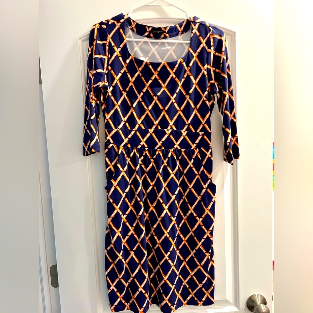 J McLaughlin red and white dress size Small
